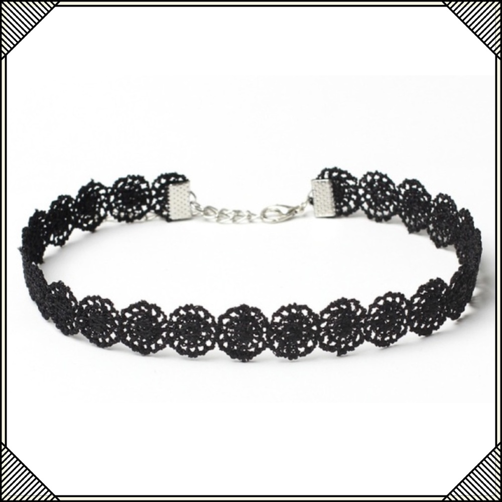 * Black Choker Necklace * Cute Jewelry